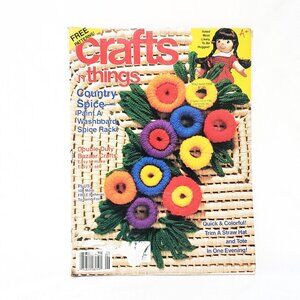 Crafts 'n Things Magazine May June 1988 Country Spice Bazaar Trim Straw Hat Tote